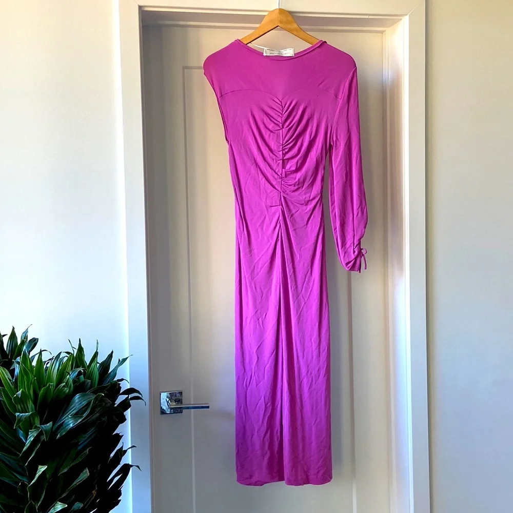 Zara Pink Long Sleeve Dress - Picture 3 of 7